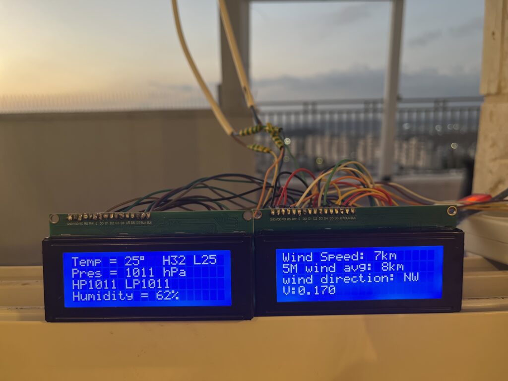 DIY Arduino Weather Station with BME280, Wind Speed & Wind Direction ...